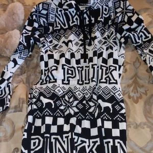 Pink onsie sherpa pajamas